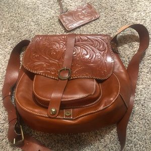 Patricia Nash saddle bag purse